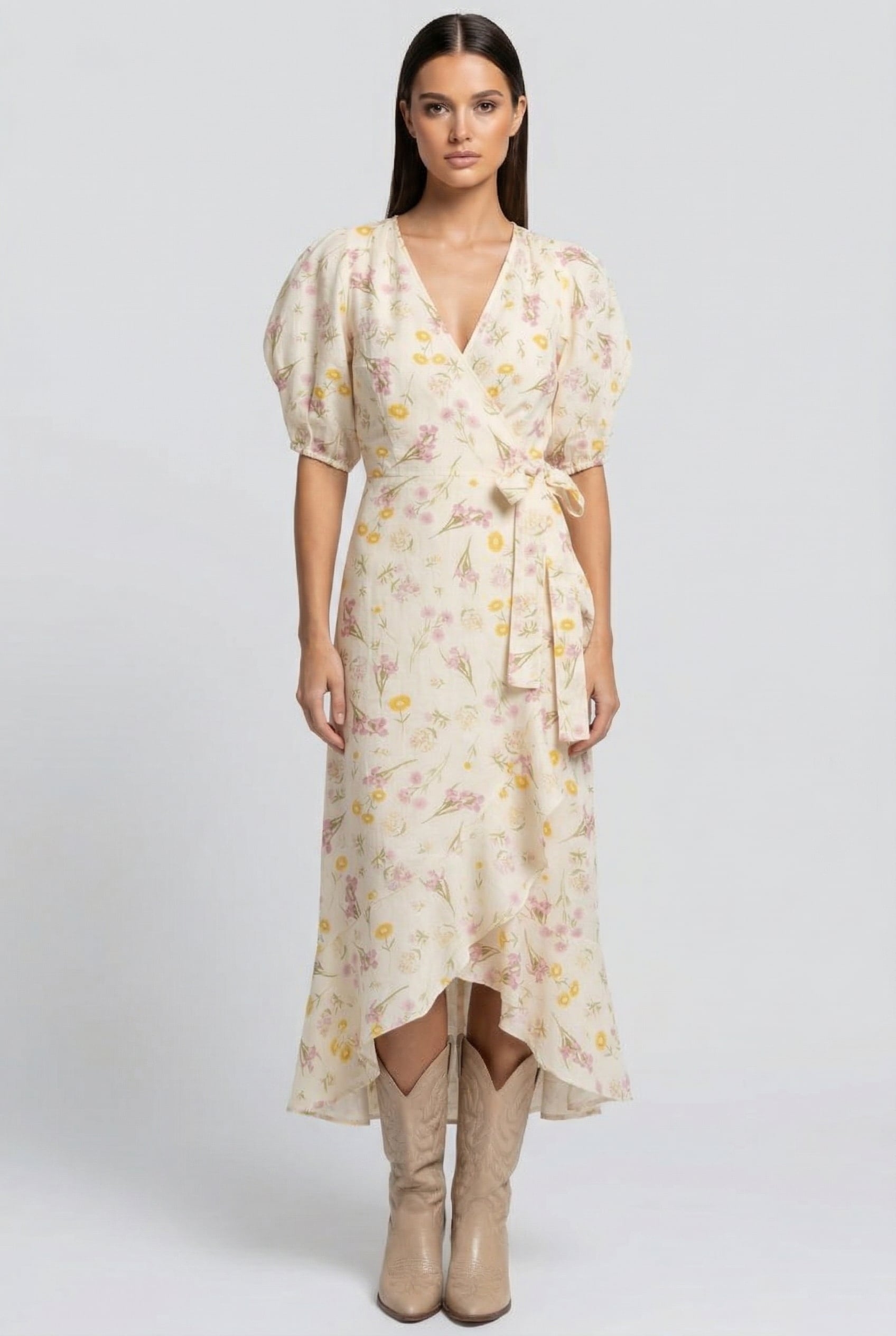 MALENA DRESS YELLOW 1
