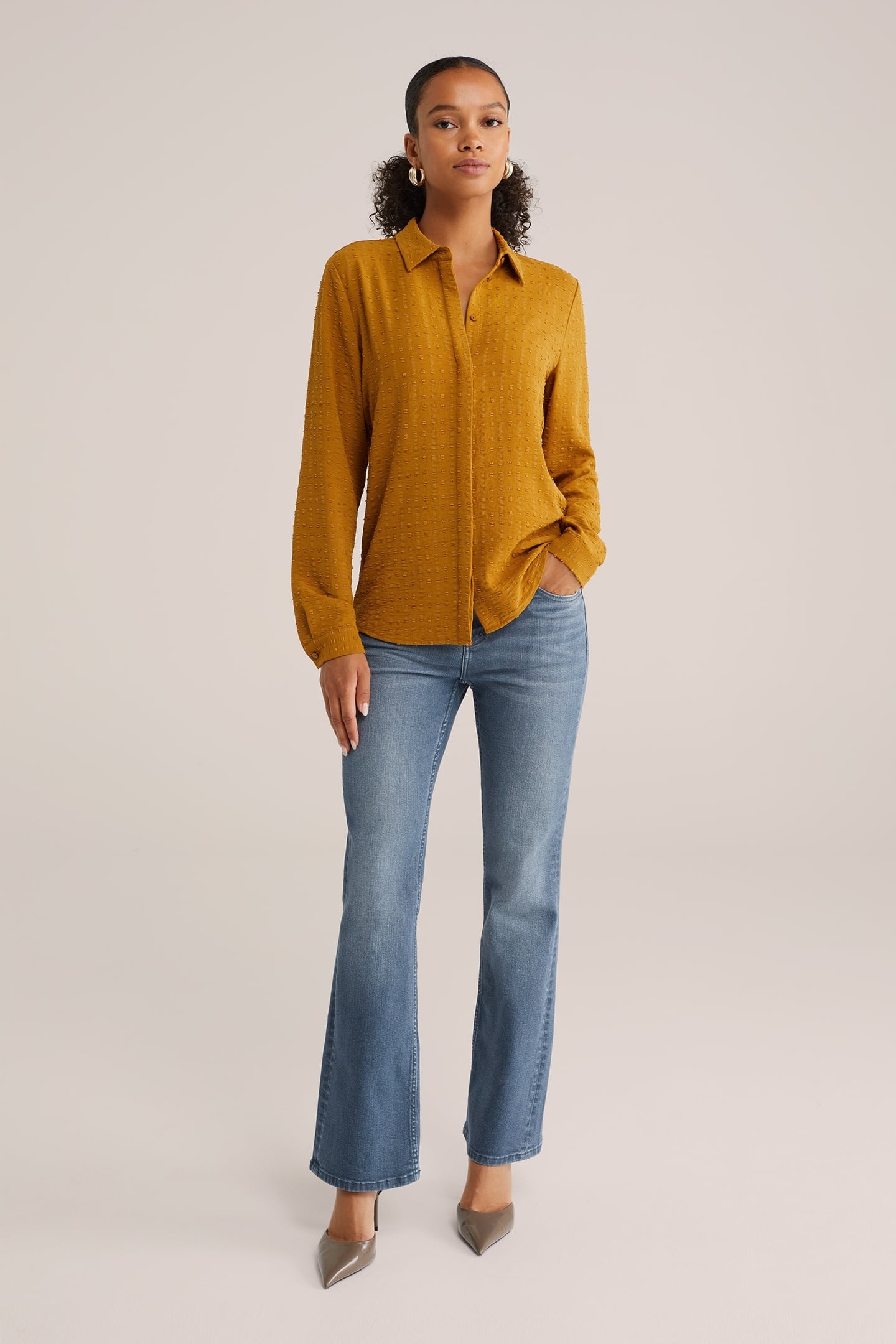 BLOUSE MUSTARD YELLOW 1