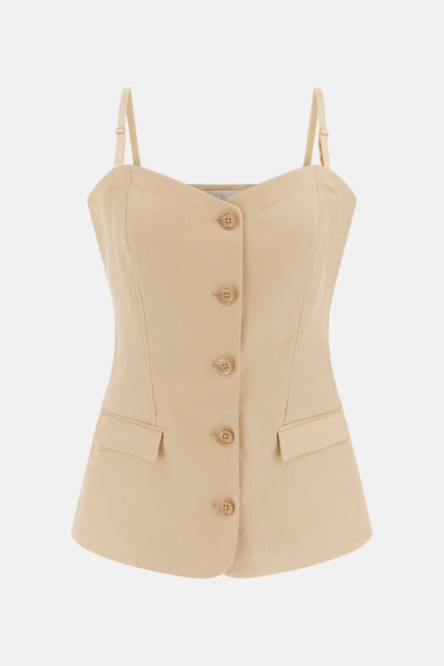 GUESS ECO SL ISABEAU CORSET TO FOAMY TAUPE 2