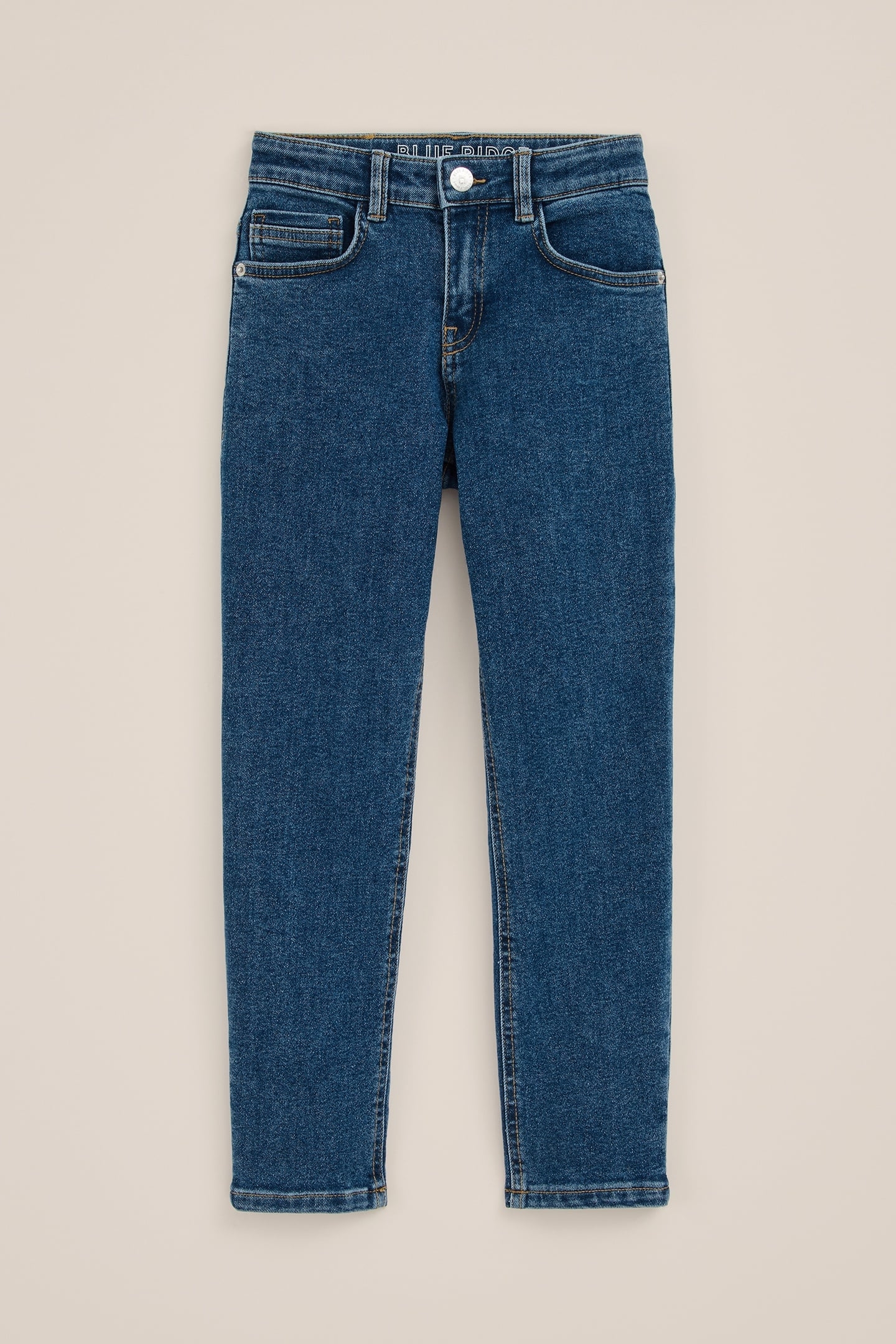 5-POCKET MID WAIST BLUE 3