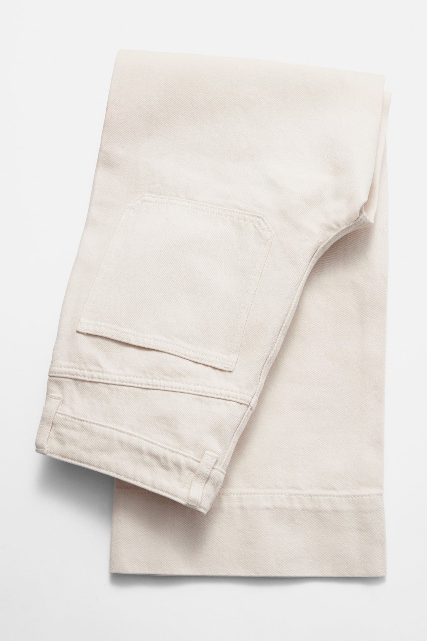 ARWA DENIM TROUSERS WHITE 2