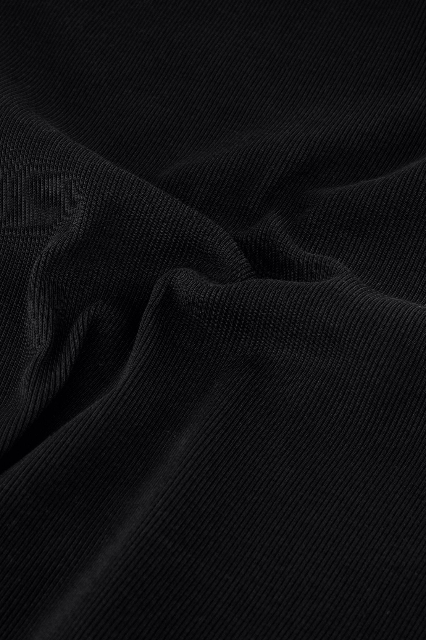 LUUNA RIB DRESS BLACK 5