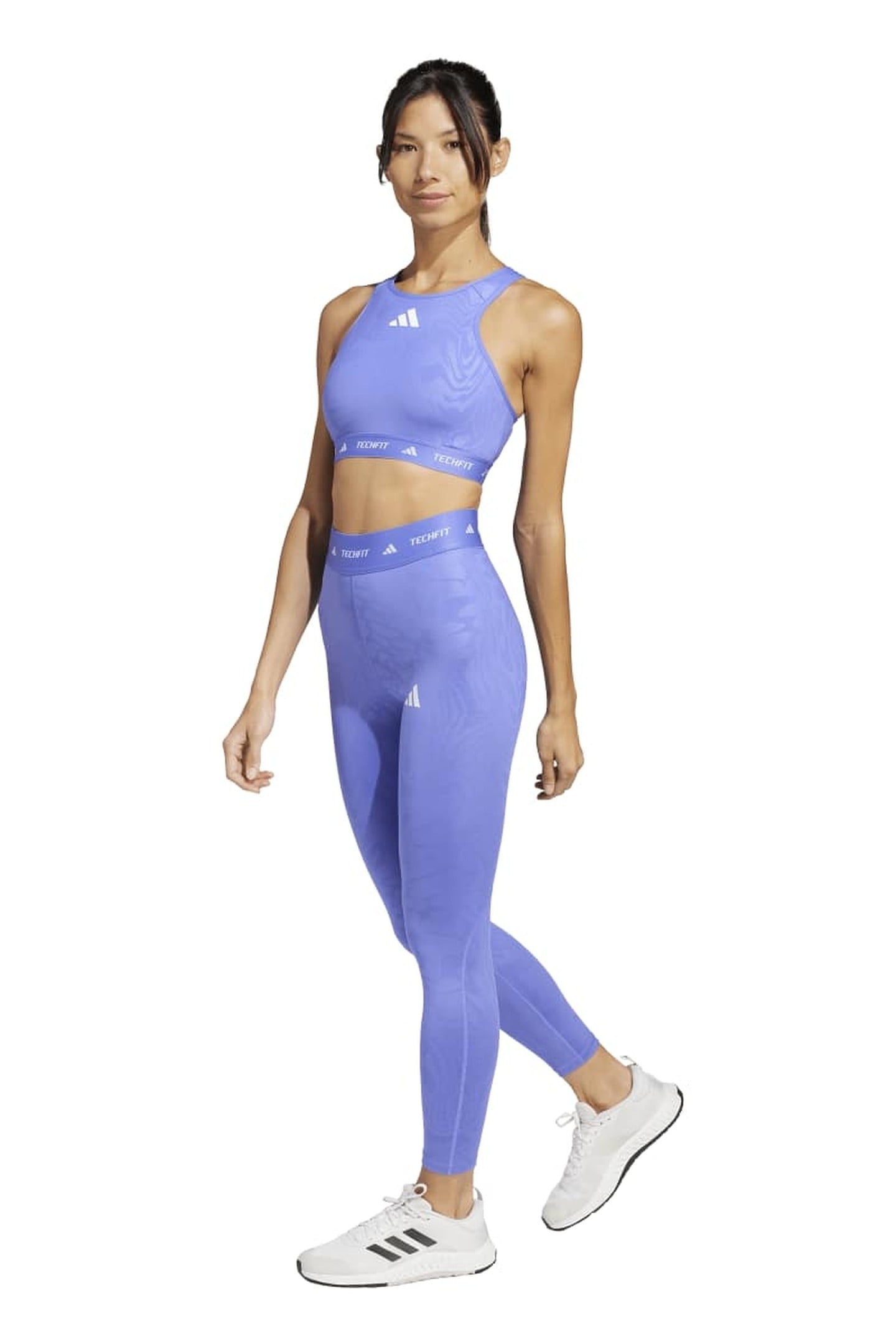 PERFORMANCE TECHFIT MEDIUM-SUPPORT HIGH-NECK PRINT BRA 3