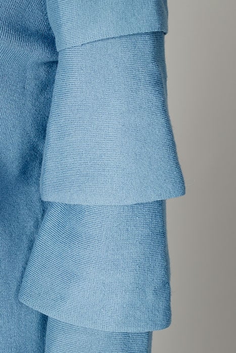 SWT ROUNDNECK FLOUNCED SLEEVES BLUE 5