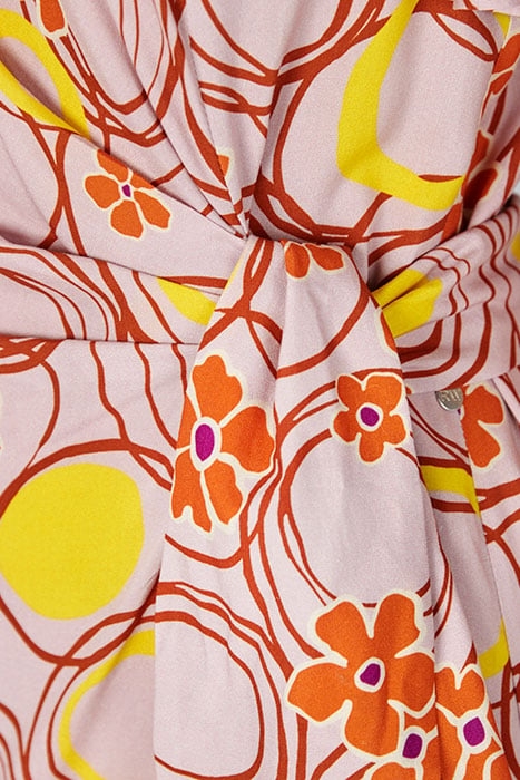 DRESS WITH KNOT ON THE SIDE MULTI 4