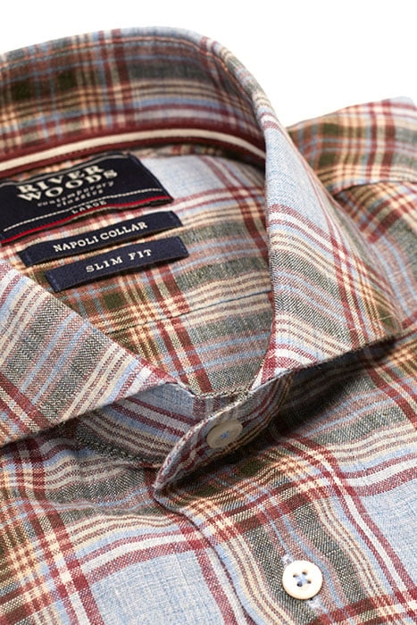 SLIM FIT NAPOLI SHIRT R BLUE 3