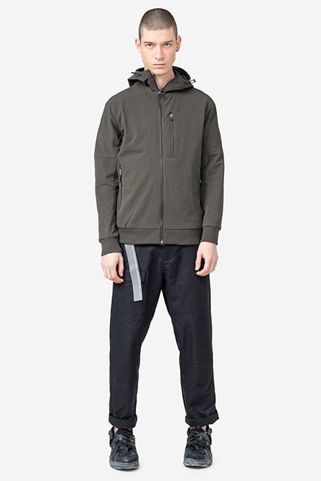 SOFTSHELL HOODIE DARKGREEN 1