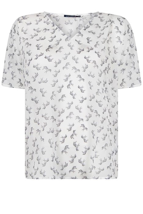 PR FANCY SHOULDER SHSL SHIRT WHITE 1