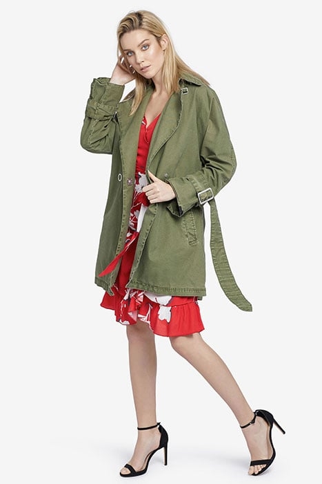 LUCILLE COAT LIGHT OLIVE 3