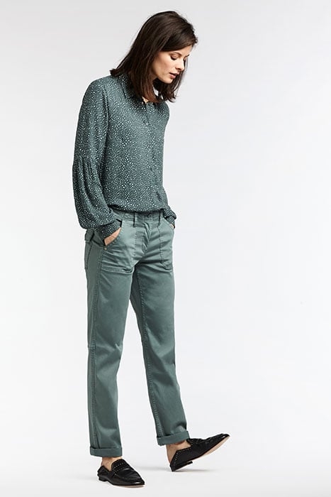 TROUSERS CASUAL LONG DEEP JADE 24001468 1