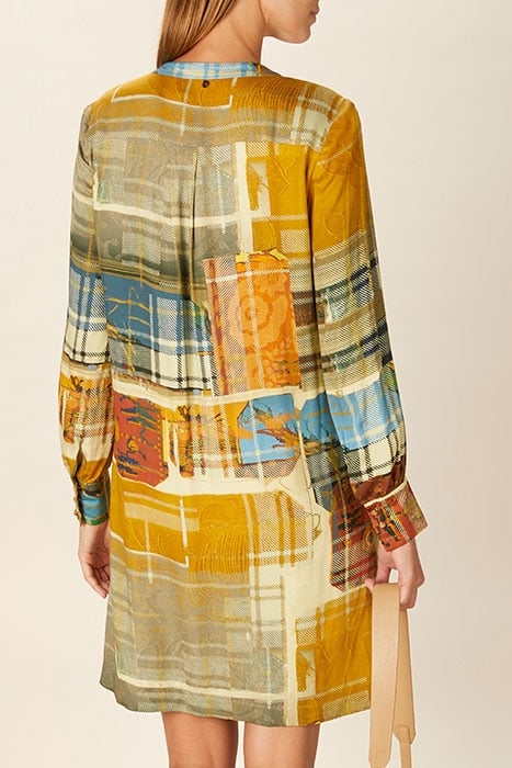 DRESS WITH BIG CUFFS MIX I 3