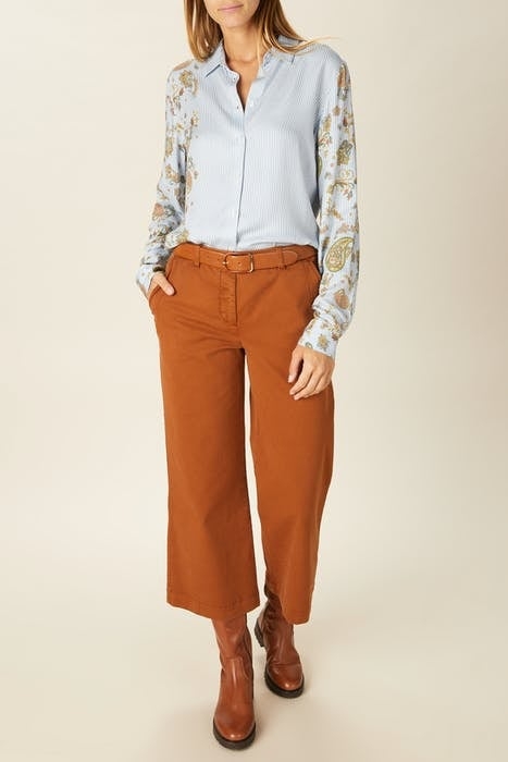 CLASSIC VISCOSE SHIRT BLUE W90209 3