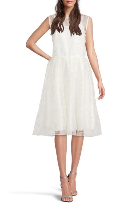 ZATCHBELL ABITO ORGANZA STAMPA WHITE 1