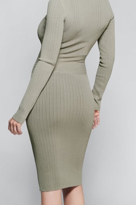 ALEXIA SWEATER DRESS TOTALLY TAUPE 2