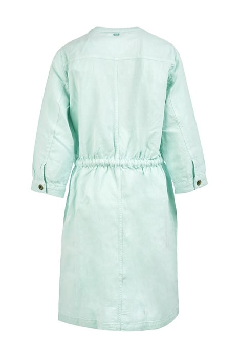 DRESS WITH FANCY BELT BLUE 2