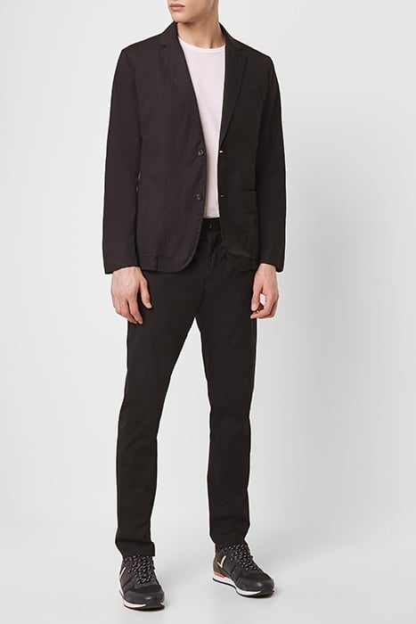 LIGHT COTTON BLAZER BLACK ONYX 1