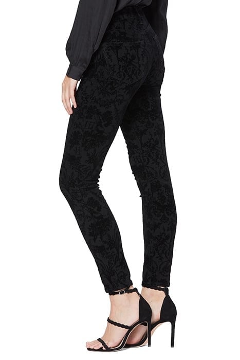 HOXTON ANKLE BLACK FLOCKED VERSAILLE 3