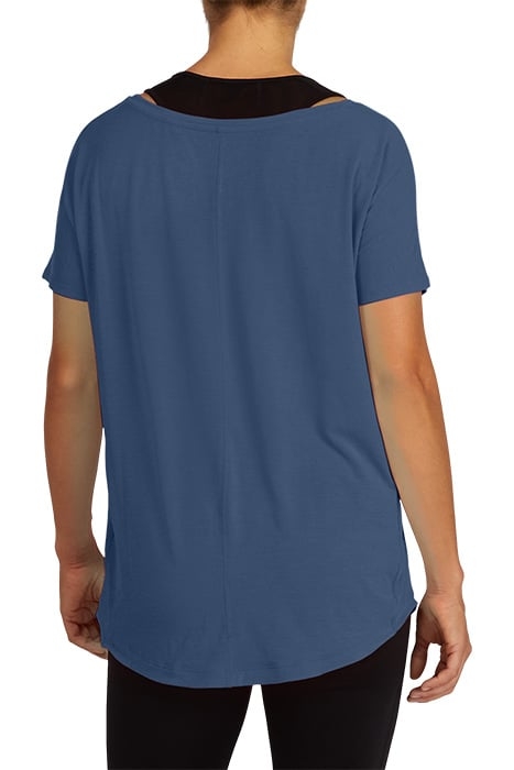 SPORT PRINT OUTLINE TEE GRAND SHARK/BRILLIANT WHITE 2