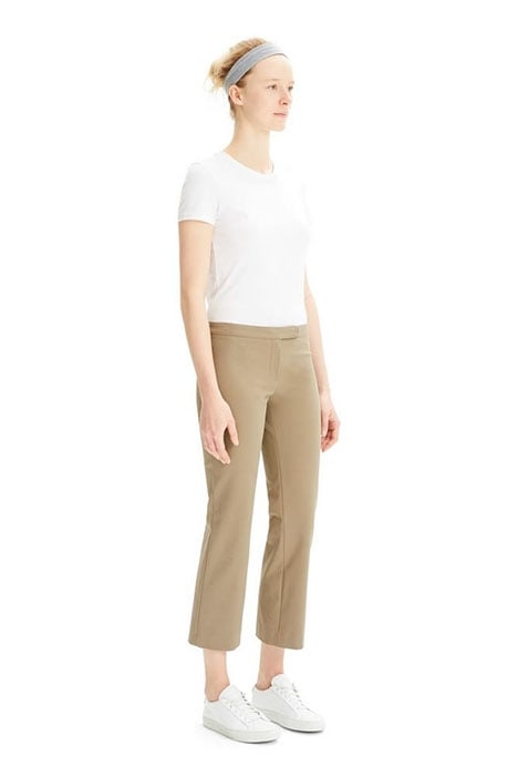 CROP PANT.DOUBLE STR KHAKI GREEN 3