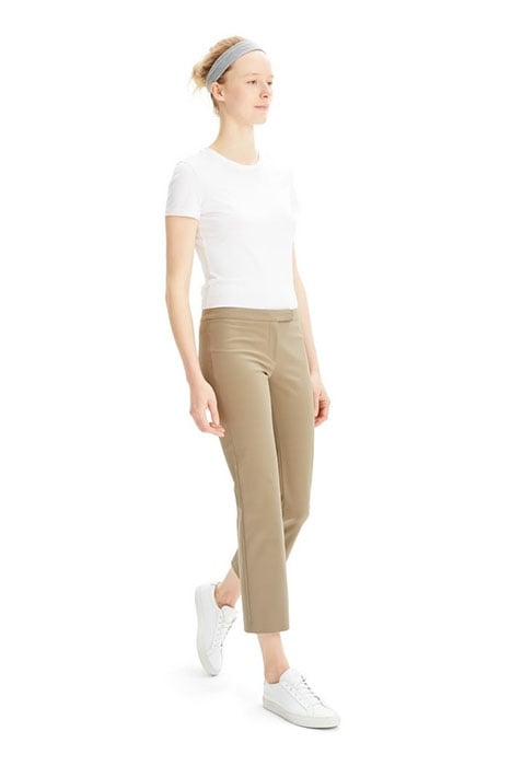 CROP PANT.DOUBLE STR KHAKI GREEN 4