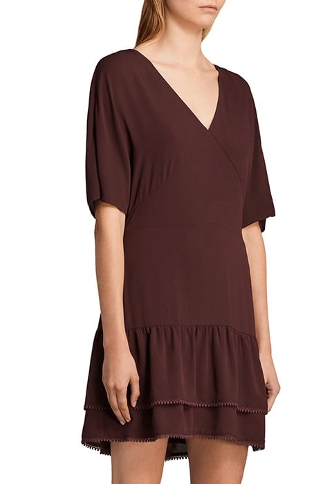 MARLEY DRESS BORDEAUX RED 2