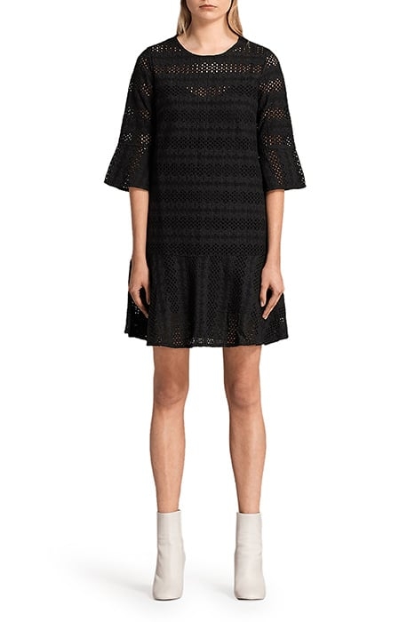 DAKOTA RUFFLE DRESS BLACK 1