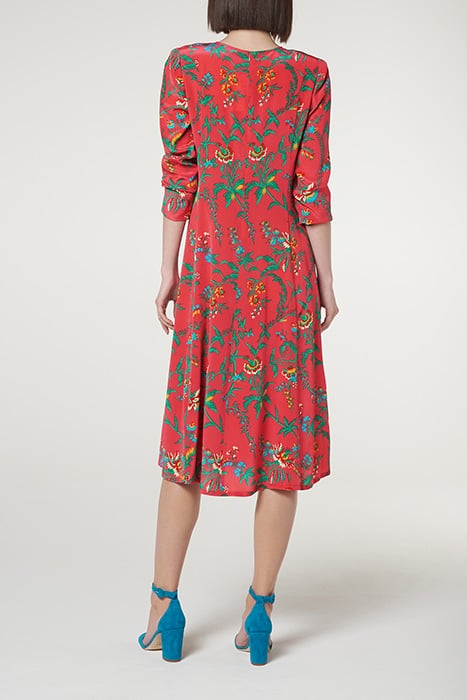 LEANIE MIDI DRESS PINK MULTICOLOR 2