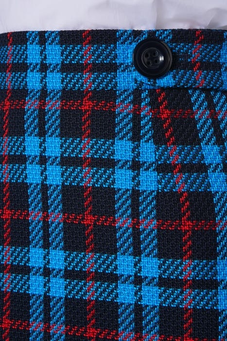 MIROE MIDI SKIRT MUL-BLUE CHECK 3