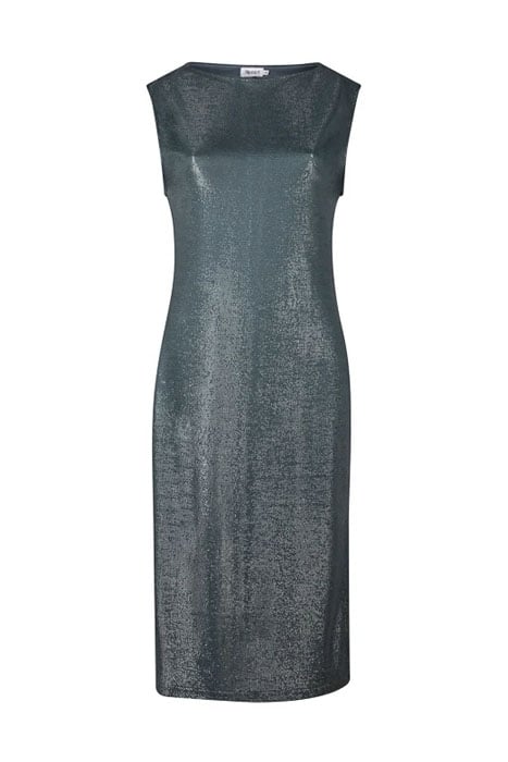 VENUS LUREX DRESS BLUE GREY/ 6
