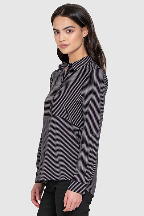 TEGAN MIXED STRIPE SHIRT STRIPE 4
