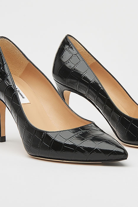 FLORET COURT HEEL BLACK 4