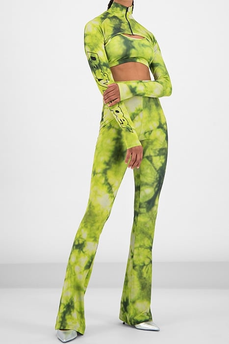 GREEN TIE DYE GOLERO TOP 3