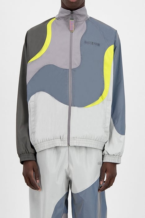 GREY REFLECTIVE GREEN HASAH JACKET 1