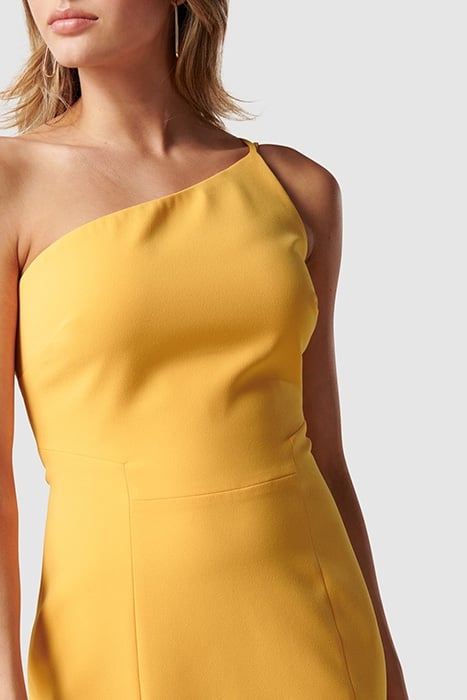 FRANCA ONE SHOULDER MIDI DRESS AMBER 4