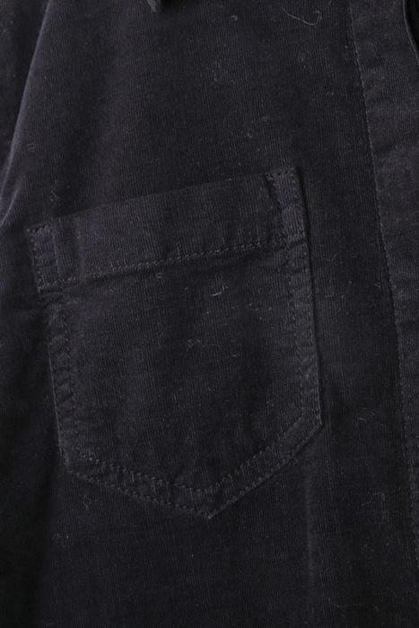 VELOURS SHIRT WITH CHESTPOCKET BLUE 3