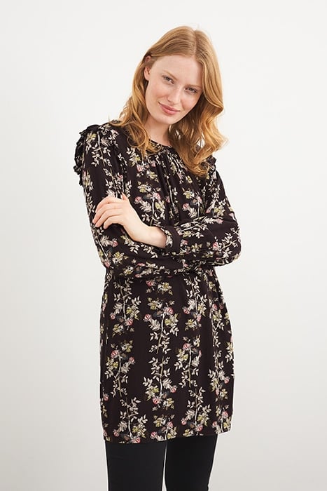 LARISSA TUNIC BROWN MULTI 1