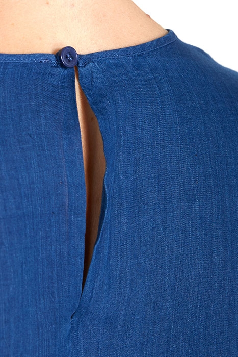 SHIRT LONG SL WITH RUCHE BLUE 5