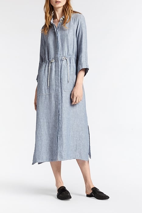 DRESS WOVEN LONG CLOUD MELANGE 1