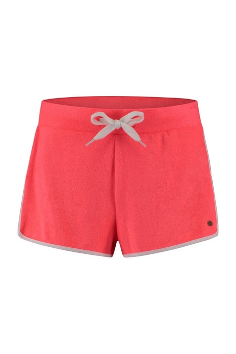 LADIES PISA SHORT FLUO RED 1