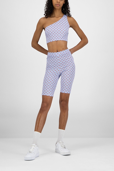 BLUE RED MONOGRAM KEYONNA TOP 1