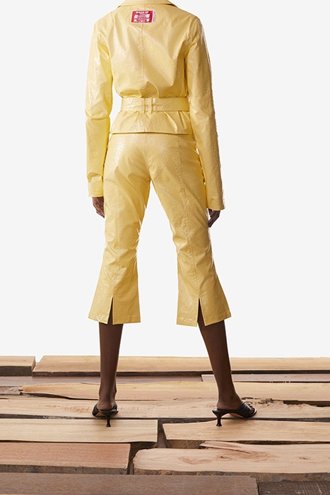YELLOW OSTRICH KIRA PANTS 2