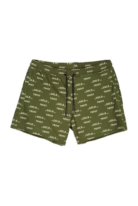 CHAIN EMBROIDERY SWIMSHORTS FOREST NIGHT 1