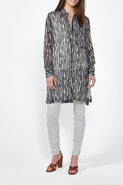 BLOUSE WOVEN LONG SLEEVES ANTHRA 1