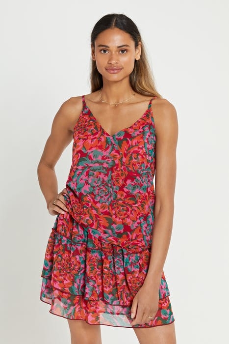 CUBA SPAGHETTI TOP CHILI RED 1