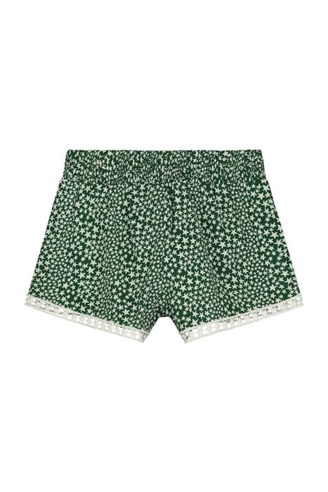 GIRLS TUVALU WOVEN SHORT HUNTER GREEN 2