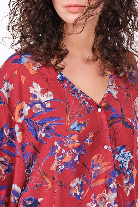 BLOUSE WOVEN LONG SLEEVES 22001952 FIRED BRICK 5