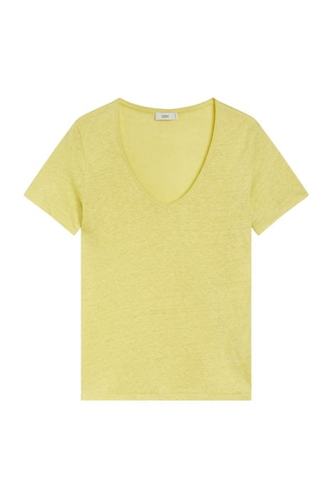 CLOSED V-NECK TOPS STRONG MUSTARD 6