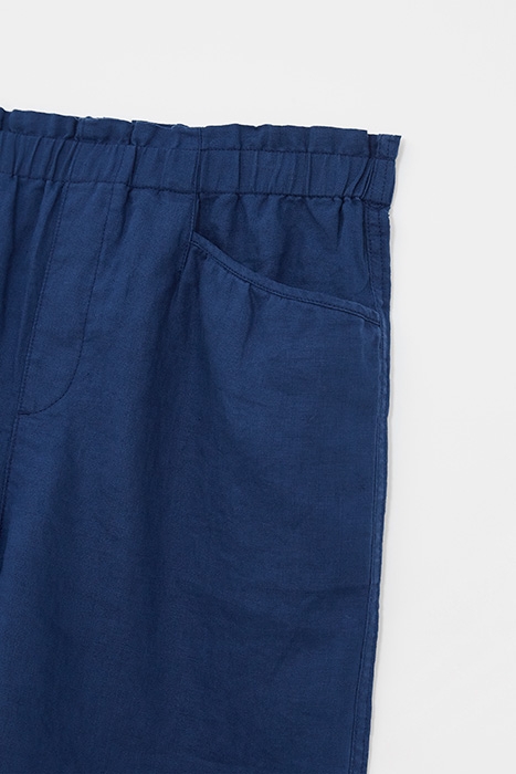 LILY LINEN SHORTS DK BLUE 6