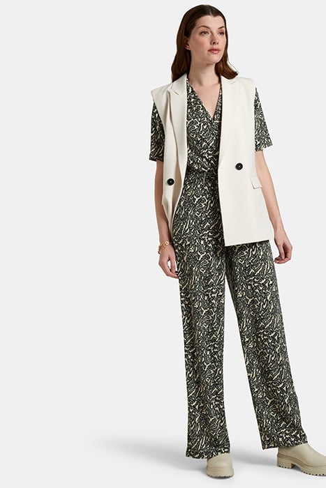 Lisette jumpsuit black/white ekspet by shoeby 3