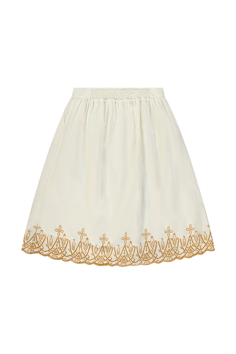 FERN EMBROIDED SKIRT NAT 2